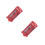 2Ud Estatua Mini Cabina De Madera Roja 5