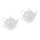 2Set Teiera E Tazza Vintage in Bone China Bianca Per Tè E A Casa 3