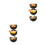 6Ud Spaghetti Artificial PVC Decorativo Multicolor Para Y Eventos 5