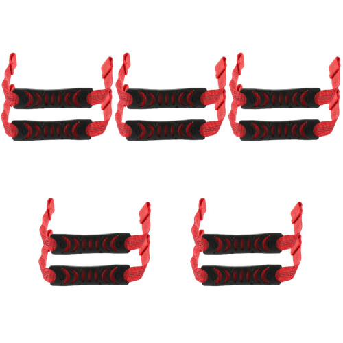 10Pz Maniglie Comfort Auto Rosse Per Facile Accesso Anziani 2