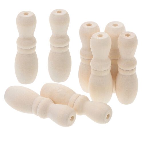 32Pz Pomelli Cordone Legno Beige Per E Decorazione Casa 1