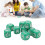 10Pcs Green Dice Set 6-Sided Waterproof for Board Game Activities 1