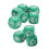 10Pcs Green Dice Set 6-Sided Waterproof for Board Game Activities 16