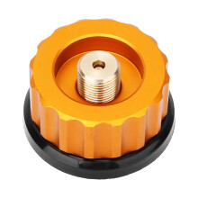 Camping Backpacking Stove Adapter Butane Fuel Canister Connectors Automatic Shut Off Leak Proof Corrosion Resistant Portable Lightweight Universal