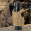 Θήκη ποτών για γιλέκο μπύρας Tactical Beer, Molle Beer Cooler Jacket Ρυθμιζόμενοι ιμάντες ώμου 4