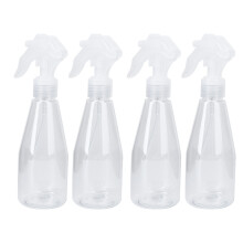 Refillable Trigger Sprayer For Cleaning Solutions, Clear Plastic Fine Mist Bottle With Wide Caliber Design Leak Proof Multi Purpose Spray Bottle For