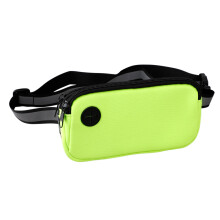 Elegant Neoprene Fabric Fanny Pack, Water Resistant Two Way Zipper Adjustable Strap Waist Bag for All Family Members, Spacious Pocket Mesh Wall Pocket