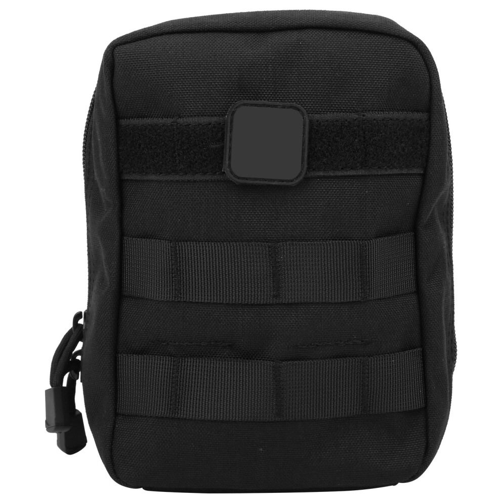 Tactical First Aid Bag MOLLE EMT Pouch, Water Resistant Nylon Spacious Compartments Tactical Medical Emergency Kit Bag for Outdoor Hiking Hunting Camp