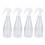 Refillable Trigger Sprayer For Cleaning Solutions, Clear Plastic Fine Mist Bottle With Wide Caliber Design Leak Proof Multi Purpose Spray Bottle For 2