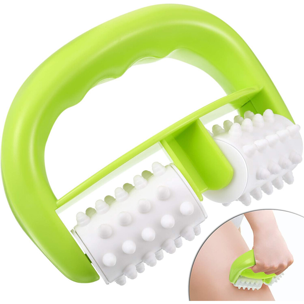 Roller Massager, Ergonomic Design Portable Massage Tool For Wet Dry Use Promotes Fat Press Cellulite Reduction And Blood Circulation Stimulator, Ideal