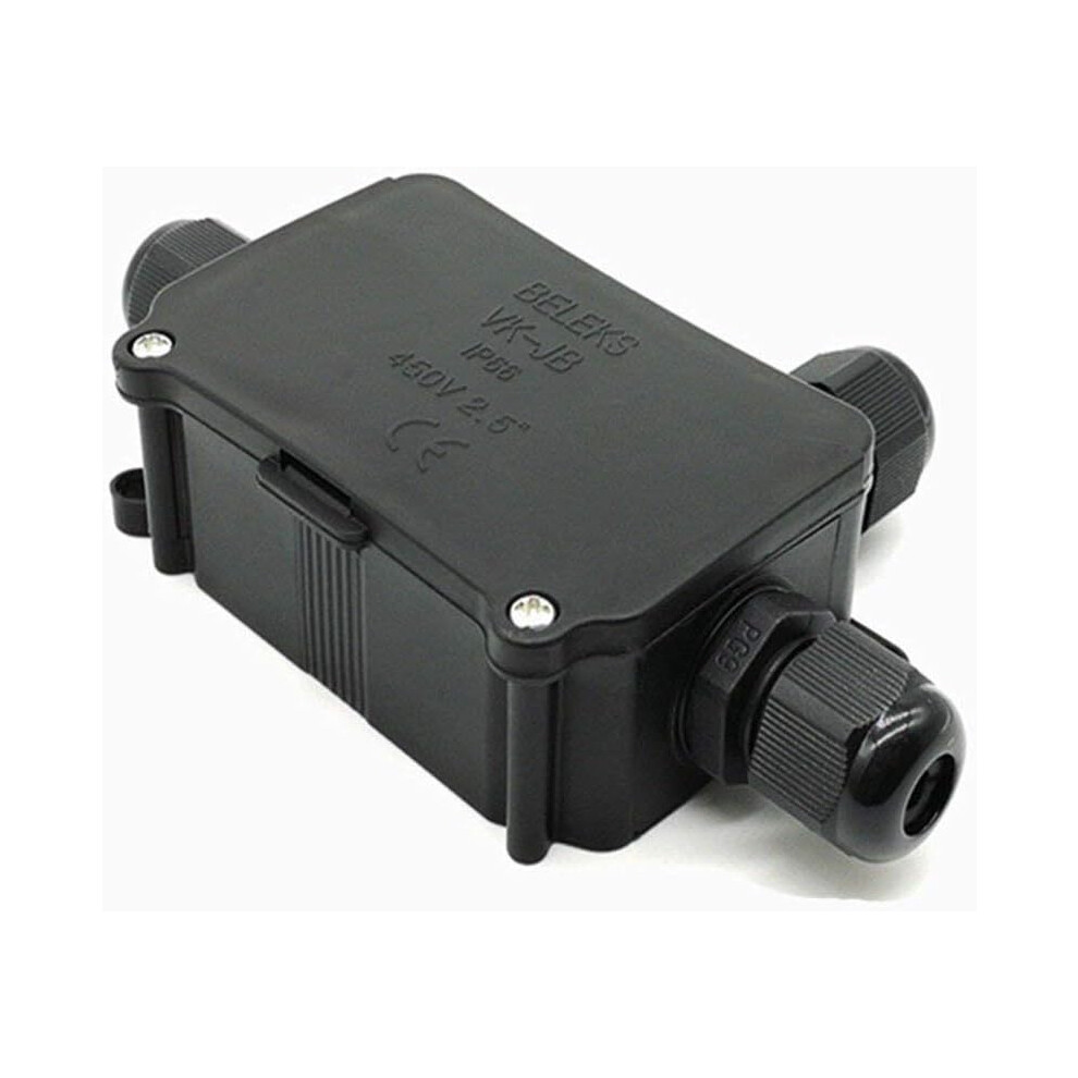 Coaxial Cable Connector, Strong Waterproof Junction Box For Outdoor External Electric Power Cord Boxes, Easy To Install And Wide Usability (S) 9433291744086
