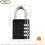Solution de sécurité portable, cadenas à combinaison réinitialisable, facile à utiliser, polyvalent et d'une grande durabilité, idéal pour les 2