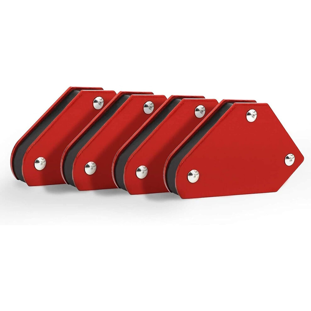 Stable Tool For Metalwork, Arrow Welding Magnet Set With Extreme Strength For Professional Welders, Secure Positioning At 45, 90, And 135 Degrees 9358999391731