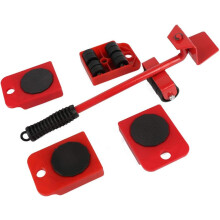 Kit di guide per mobili per un facile spostamento, sollevatore per mobili resistente con struttura in acciaio durevole, design antiscivolo per una