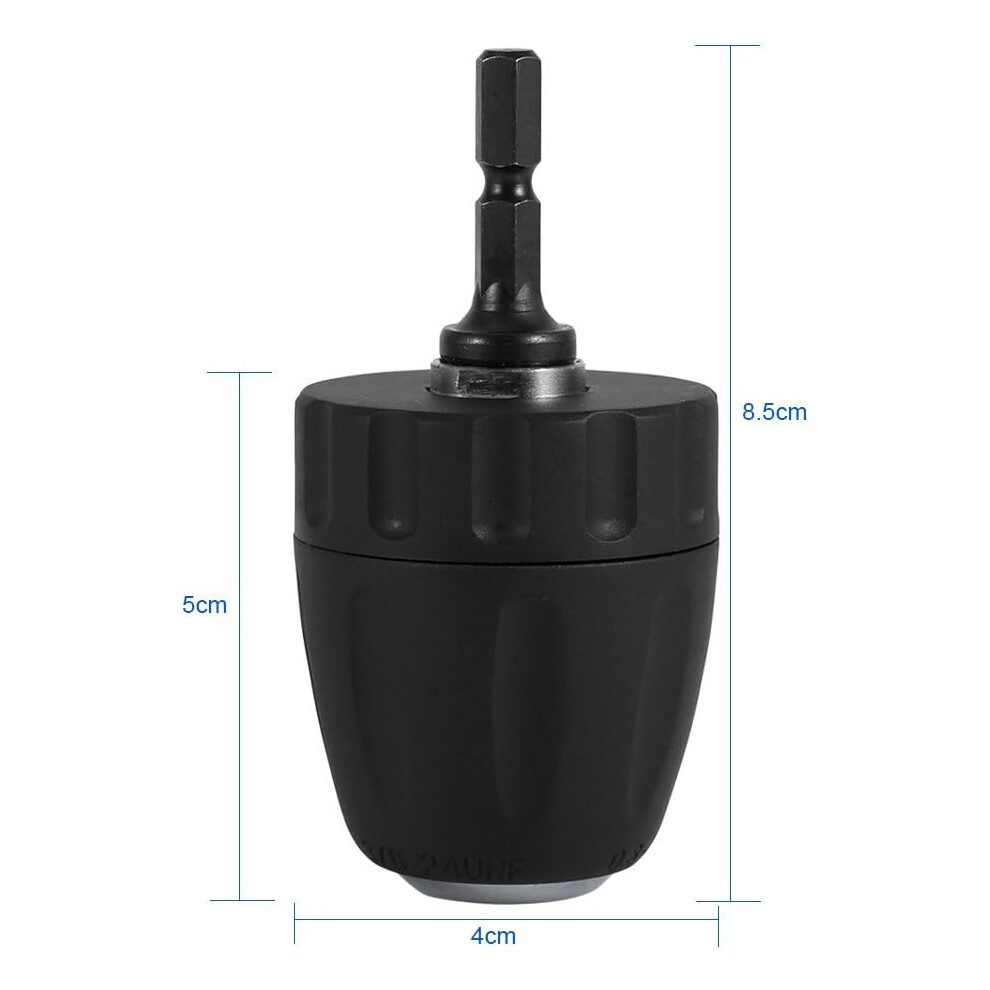 Effortless Power Tool Upgrade, Keyless Drill Chuck Adapter Ensures Smooth Operation, 3-Jaw Design For Precision Clamping 9169997208750