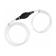 Pompa di trasferimento carburante in gomma di alta qualità, tubo flessibile portatile per sifone benzina, pompa a sifone manuale per un efficiente