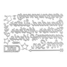 Hoofdletter gestanst koolstofstaal snijmatrijs of