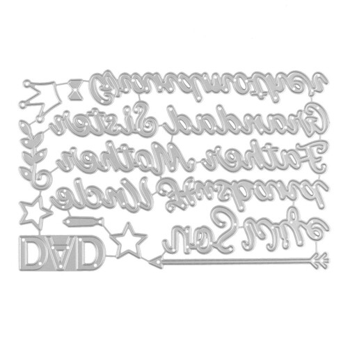 Hoofdletter gestanst koolstofstaal snijmatrijs of