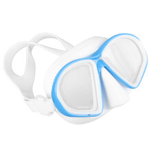 Kids Dry Silicone Swim Goggles Unisex Blue, Toughened Glass, 219g