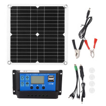 MPPT-teknologioplader: 12W12V solpanelsæt, semifleksibelt design, monokrystallinske solceller, IP65, vandtæt epoxyharpiksoverfladelaminering