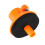 6cm Rubber Cymbal Stand Support for Drum Set Orange Percussion Accessory 1