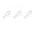 3Stk Handy Wrist Lanyard Acryl Perlen Beige Beaded Phone Strap 6