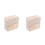 8Stk Möbelstützfüße Holz Beige Strapazierfähige Sofabeine Für Möbel 5