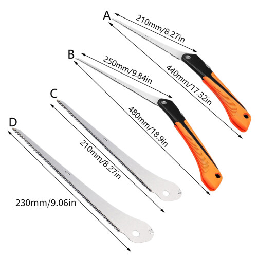 Multipurpose Folding Handsaw Heavy Duty Steel-250mm Saw Blade 1