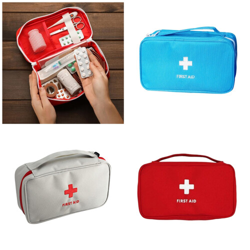 Convenient Emergency Supplies Organizer Bag Reinforced-Blue 2