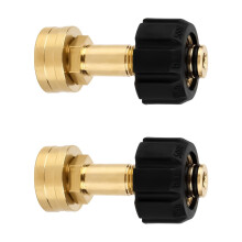 M22-14mm Copper Hose Coupling Adapter 3/4In Female Thread Quick