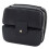 Travel Cosmetic Bag Multiple Pockets Makeup Pouch PU-Black 1
