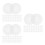 300Stk Unsichtbare PVC Bumper Transparent Für Möbel & 4