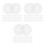 300Stk Unsichtbare PVC Bumper Transparent Für Möbel & 10
