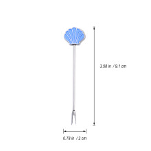 8Stk Blaue Fruit Forks Für Party Vorspeisen Und Meeresfrüchte