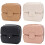 Travel Cosmetic Bag Multiple Pockets Makeup Pouch PU-Black 3