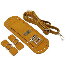 Modern Bag DIY Sewing Kit Quality PU Leather Pre Cut-Yellow