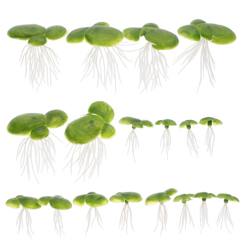108Stk PVC Simulierte Entengrütze Aquarium 1