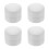 8Pièces Cache-Fin En Acier Inoxydable Pour Rambarde Bois PVC 8