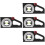 4Stk Dachwinkelmesser Kunststoff Robust Mit Messdisplay 8