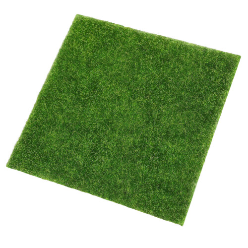 3Stk Dekorative Kunststoff Grasmatten Grün Für Außen 1
