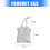 Women Chiffon Shoulder Bag Ruffled Waved Point-Cherry beige 3