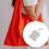 Women Chiffon Shoulder Bag Ruffled Waved Point-Cherry beige 2