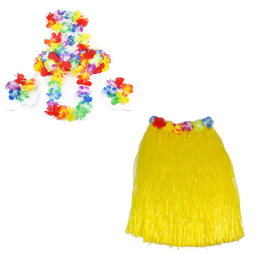 12St Hawaii Kleurrijke Hula Met En Elastische Taille