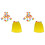 12St Hawaii Kleurrijke Hula Met En Elastische Taille 2