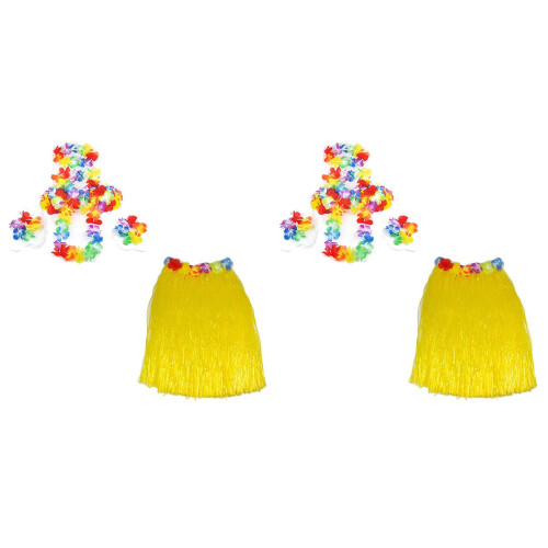 12St Hawaii Kleurrijke Hula Met En Elastische Taille 1