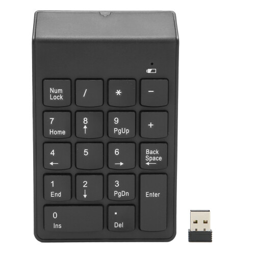 Versatile Application: Portable Number Pad With Wireless 2.4G Connection, High Compatibility, And Enhanced Typing Experience For Seamless Integration