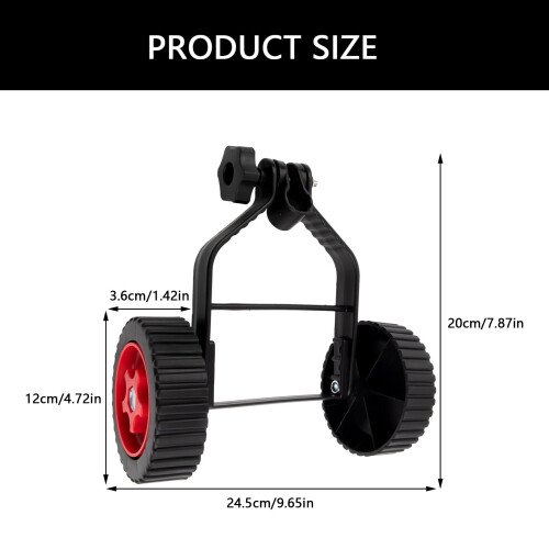 Triangle Support Wheels For Trimmer Brush Cutter Ergonomic 2