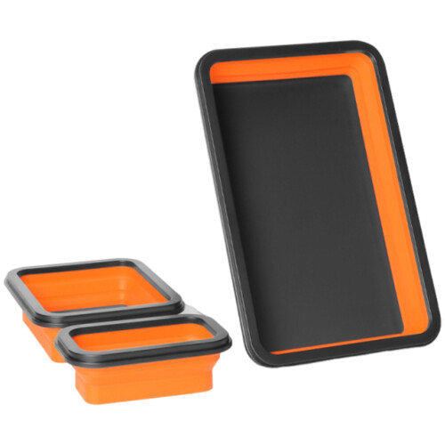 Professional Grade Silicone Magnetic Tool Tray-Orange suit