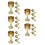 20Stk Retro Goldene Kupfer Kelche Robust Trinkbecher 5