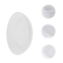 24St Plastic Plantenbak Onderzetters Rond Wit, Sterk En Lichtgewicht